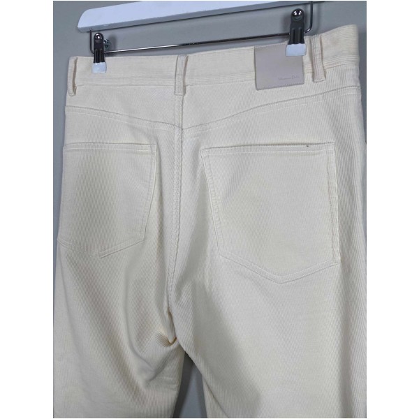 Massimo Dutti Str. 40 <br/> Fløjlsbukser, creme. - Image 4