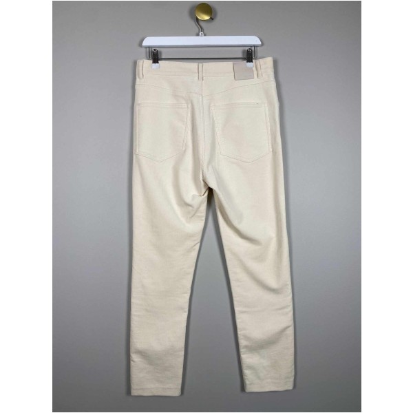 Massimo Dutti Str. 40 <br/> Fløjlsbukser, creme. - Image 3