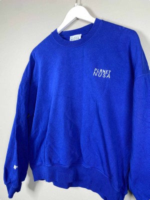 Planet Nusa str. S <br/> blå sweatshirt