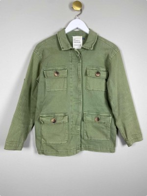 My Essential Wardrobe str. 36 <br/> grøn denimjakke