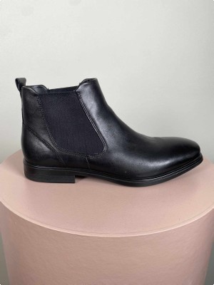 Ecco str. 44 <br/> sort støvlet