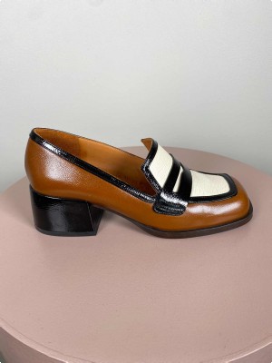Chie Mihara Str. 37 <br/> Sko, sort/brun.