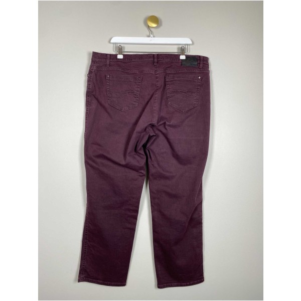 Brax str. 48 <br/> bordeaux bukser - Image 3