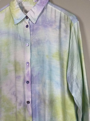 My essentiel Wardrobe Str. 38 <br/> Skjorte kjole, pastelfarvet.