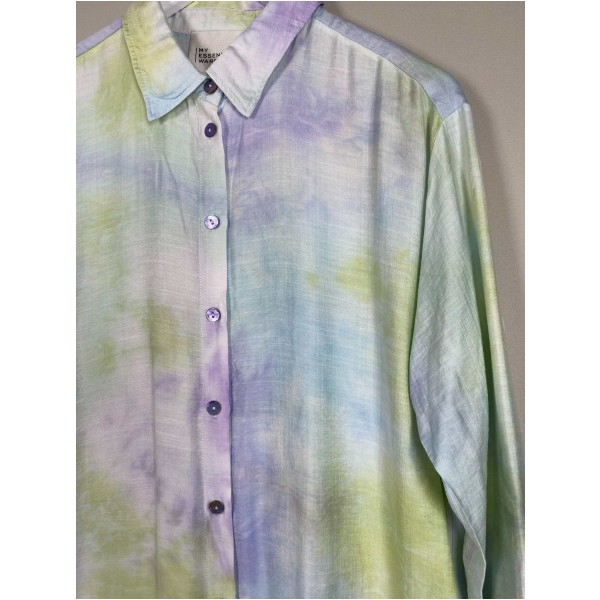 My essentiel Wardrobe Str. 38 <br/> Skjorte kjole, pastelfarvet. - Image 2
