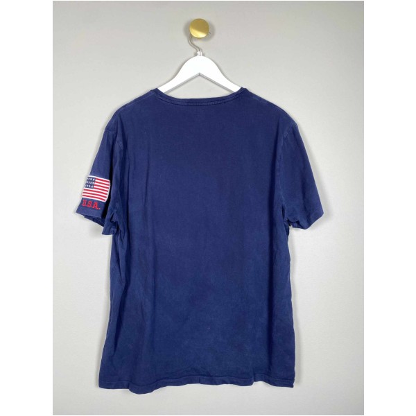 Ralph Lauren Str. XL <br/> T-shirt, mørkeblå. - Image 3
