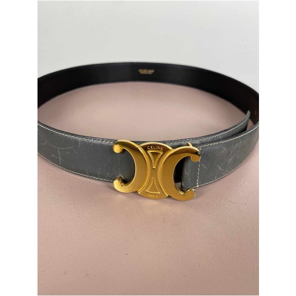 Celine Paris Triomphe belt <br/> grå 80 cm - Image 2