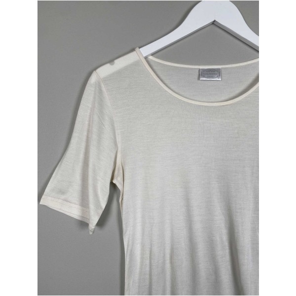 Lady Avenue Str. S <br/> T-shirt, råhvid. - Image 2