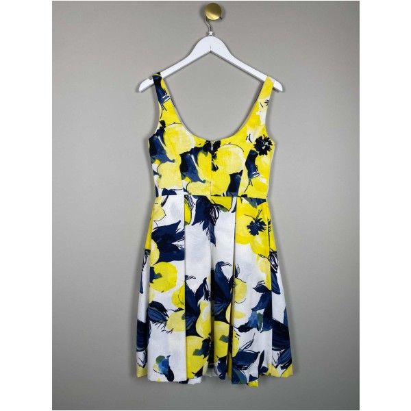 Ralph Lauren str. 40 <br/> kjole med gule blomster - Image 3