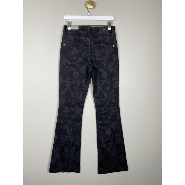 Mos Mosh str. 26 <br/> sorte jeans med mønster - Image 4