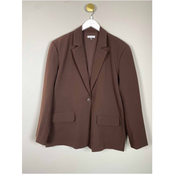 Frakment str. L/XL <br/> brun blazer