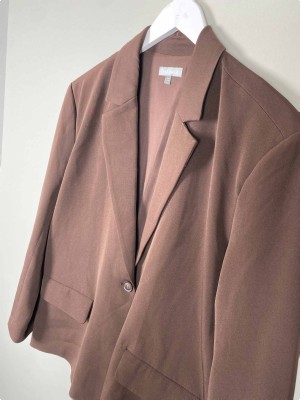 Frakment str. L/XL <br/> brun blazer