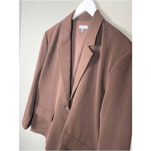 Frakment str. L/XL <br/> brun blazer - Image 2