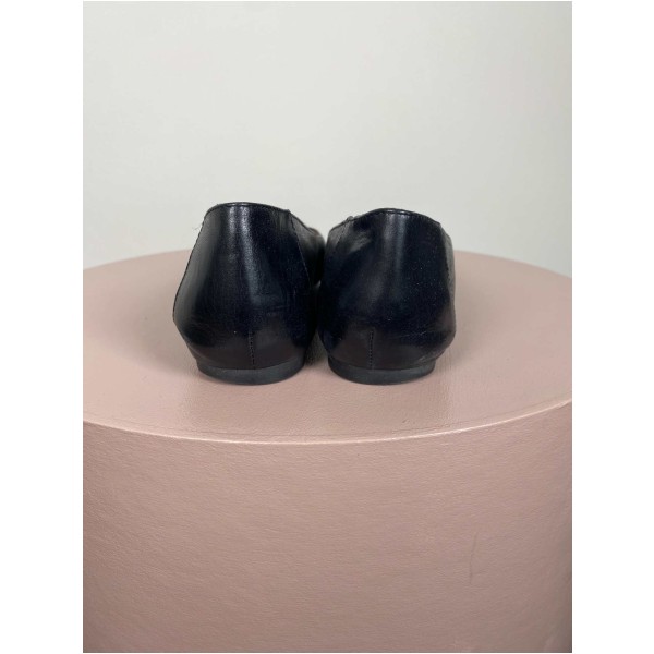 Armani Str. 38 <br/> Ballerina sko, sort. - Image 3