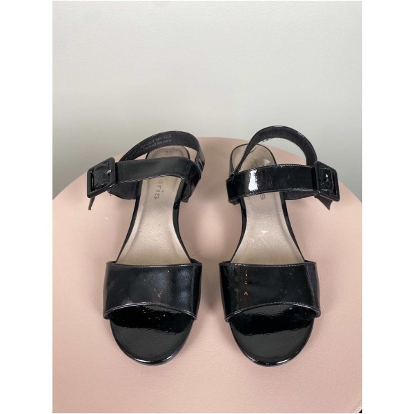 Tamaris str. 39 <br/> sort sandal - Image 2