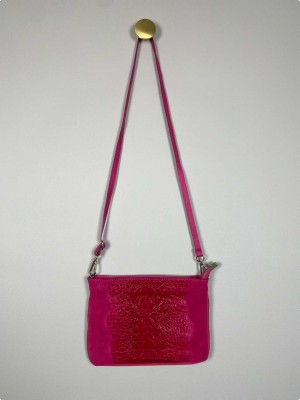 Borse in Pelle <br/> pink lædertaske