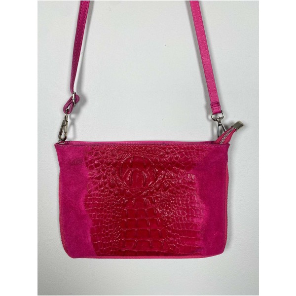 Borse in Pelle <br/> pink lædertaske - Image 2
