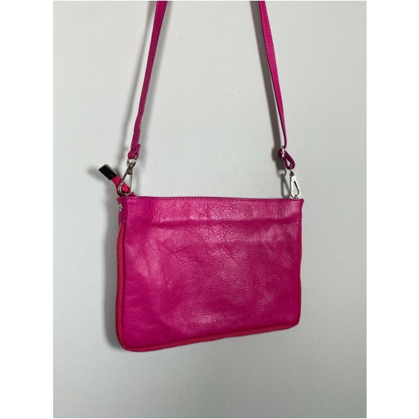 Borse in Pelle <br/> pink lædertaske - Image 5