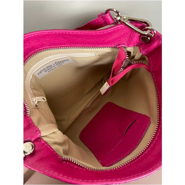 Borse in Pelle <br/> pink lædertaske - Image 3
