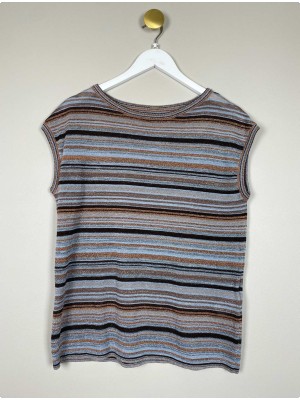 Gustav str. 36 <br/> glimmerbluse med striber