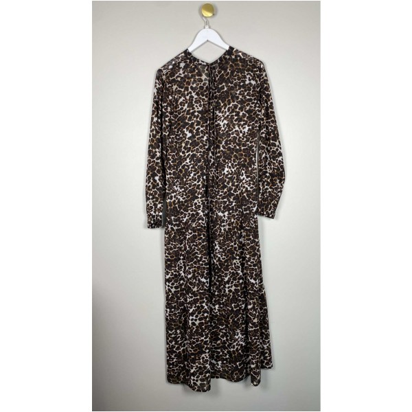 Love & Divine str. S <br/> kjole med leopardprint - Image 3