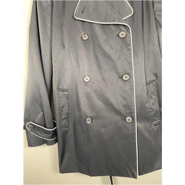 Anne Klein str. XL <br/> sort frakke med bindebånd - Image 6