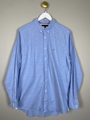 Tommy Hilfiger str. XL <br/> blå skjorte
