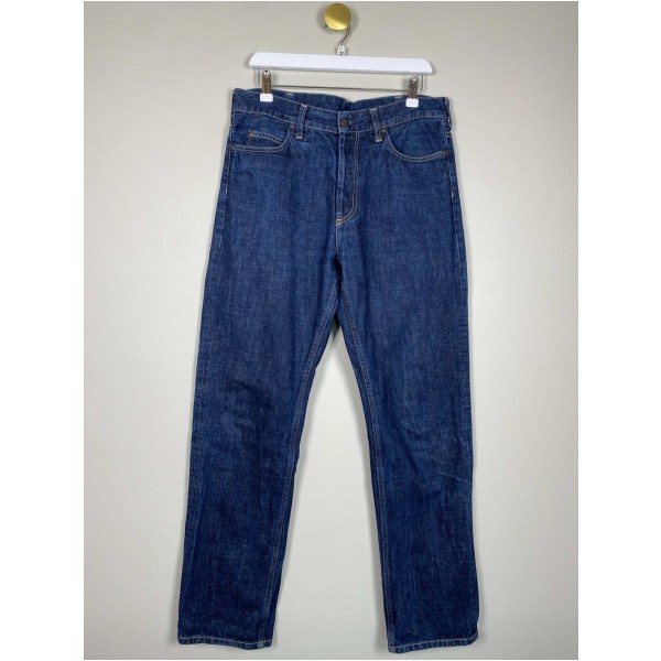 Carhartt str. 31 <br/> mørkeblå jeans