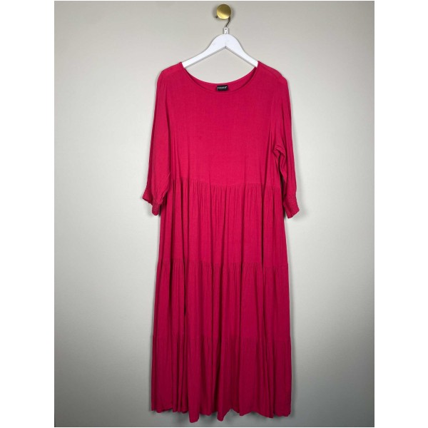 Gozzip str. M/L<br/> lang pink kjole