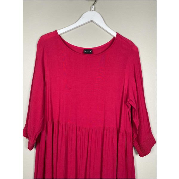 Gozzip str. M/L<br/> lang pink kjole - Image 2