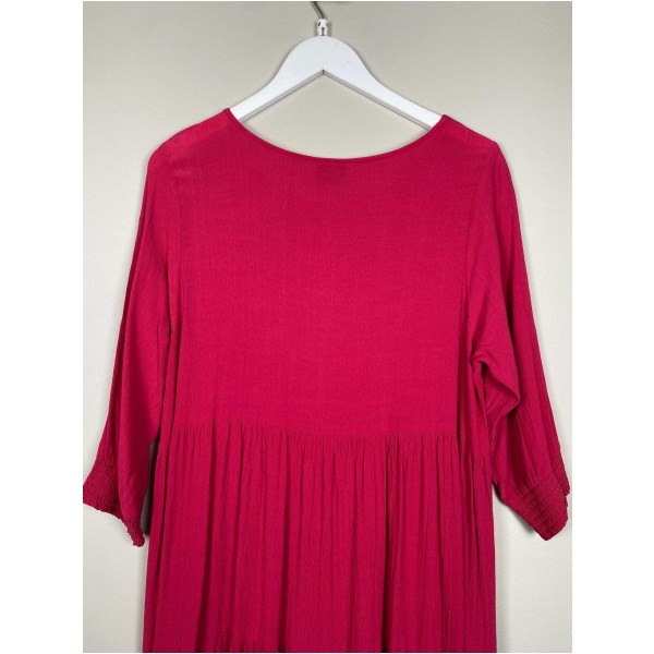 Gozzip str. M/L<br/> lang pink kjole - Image 4