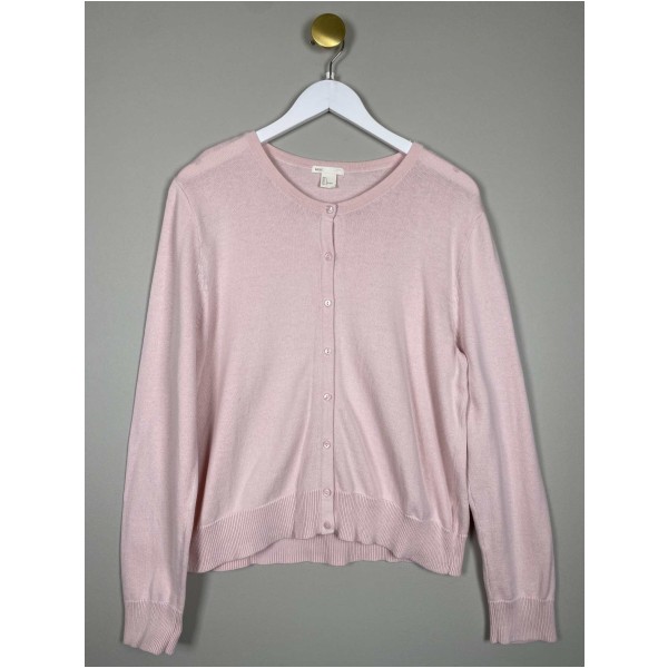 H&M str. L <br/> lyserød cardigan