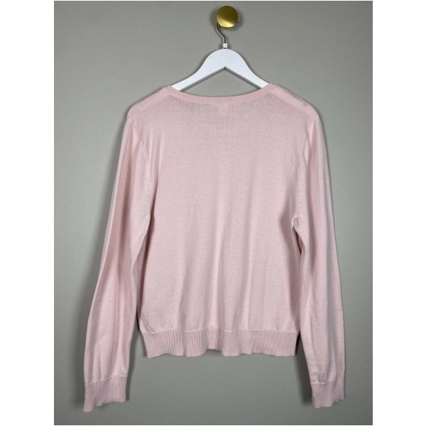 H&M str. L <br/> lyserød cardigan - Image 3