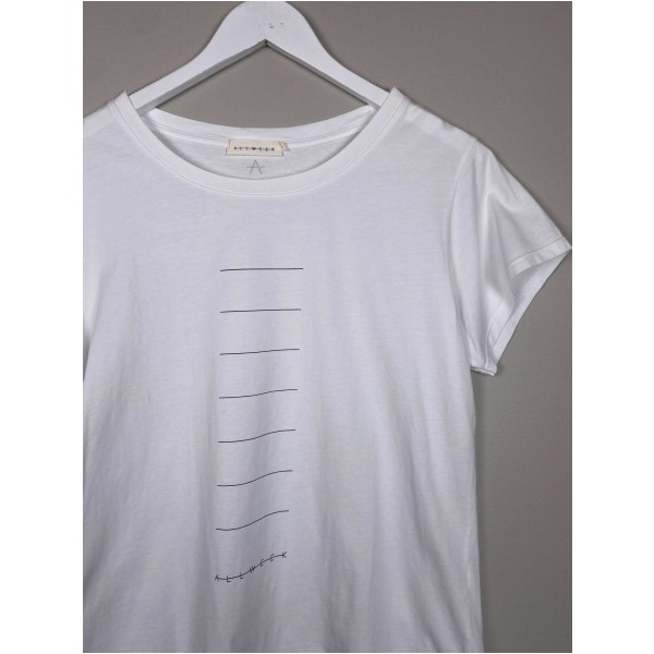 Allweek str. L <br/> hvid t-shirt - Image 2