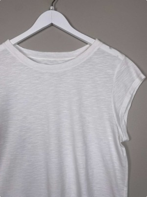 Hvid t-shirt str. L