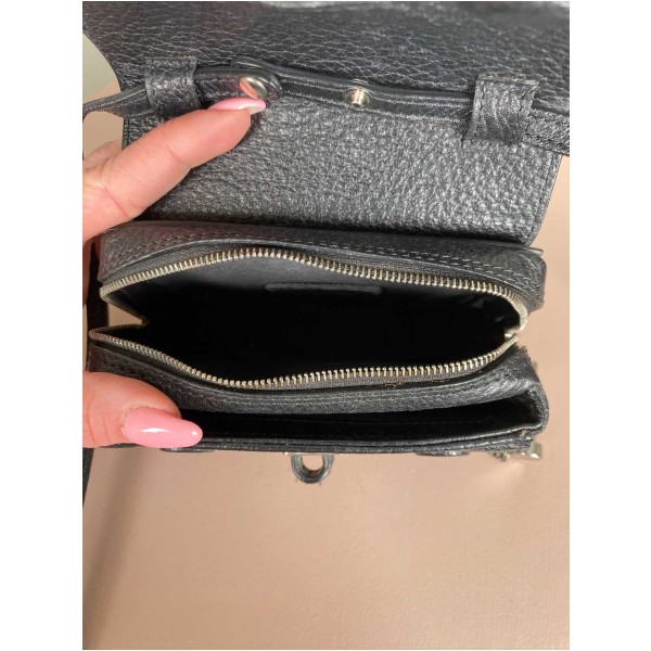 Carven <br/> Crossbody taske, sort. - Image 4