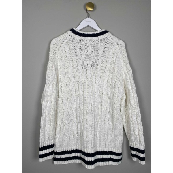 Tommy Hilfiger Str. L <br/> Lang striktrøje. - Image 3