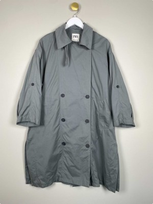 Zara str. XS <br/> grå frakke