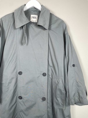 Zara str. XS <br/> grå frakke