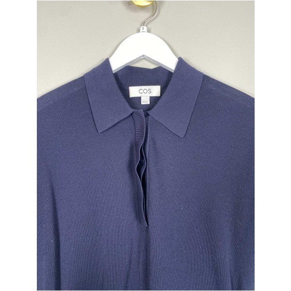 COS str. S <br/> navy blå polo - Image 2