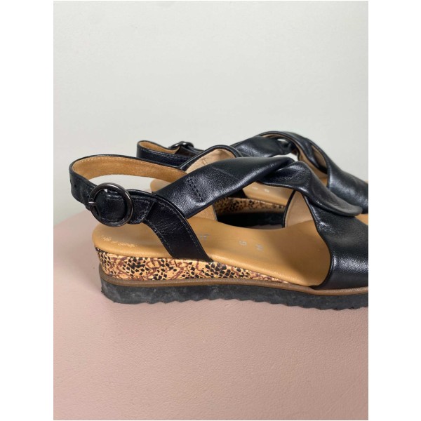 Gabor str. 37,5 <br/> sort sandal - Image 6