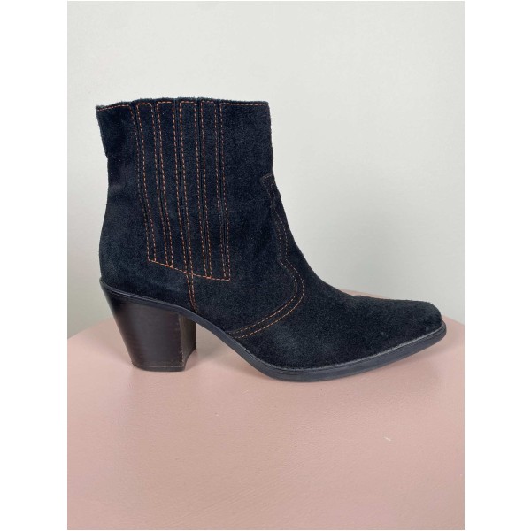 Ganni str. 41 <br/> sorte ankle boots
