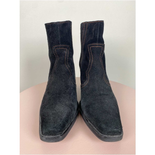 Ganni str. 41 <br/> sorte ankle boots - Image 2