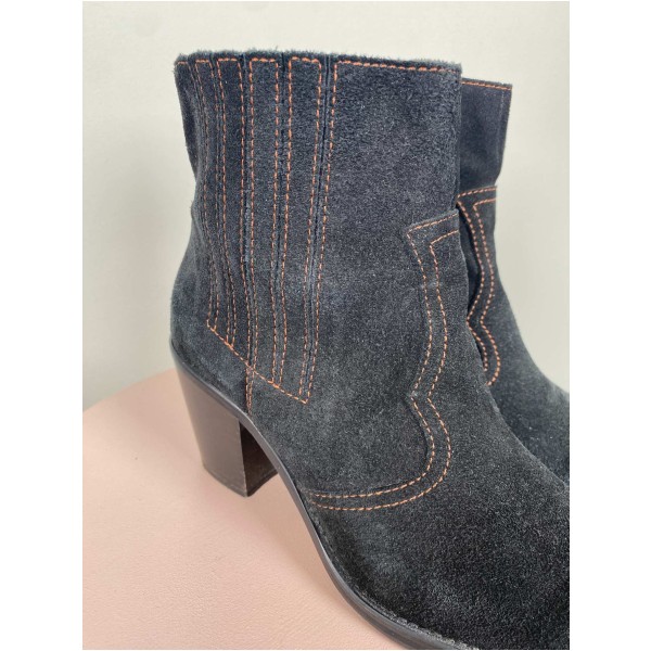 Ganni str. 41 <br/> sorte ankle boots - Image 5