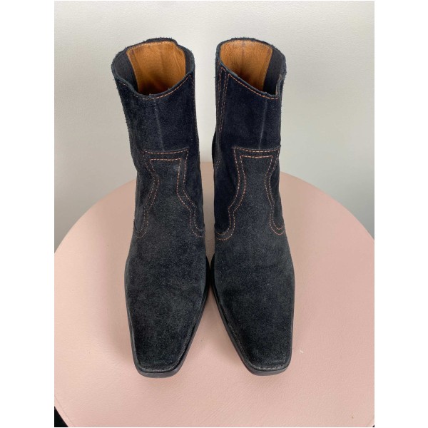 Ganni str. 41 <br/> sorte ankle boots - Image 4