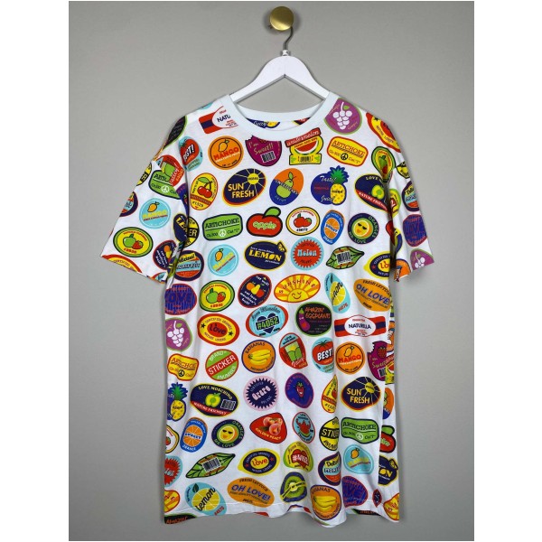 Love Moschino str. 42 <br/> lang t-shirt med logo print