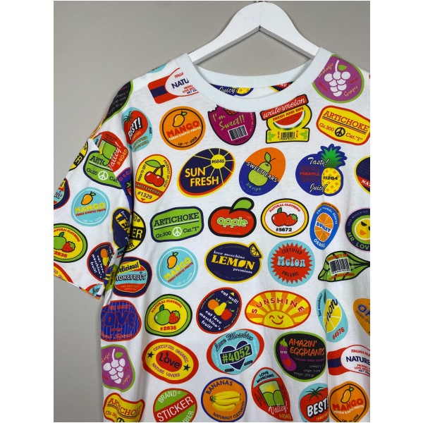 Love Moschino str. 42 <br/> lang t-shirt med logo print - Image 2
