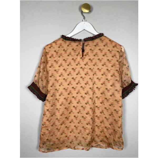 Sofie Schnoor Str. S <br/> T-shirt med glimmer detaljer. - Image 3