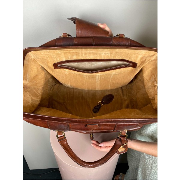 Vintage Ceancarel Portugal Leather bag - Image 4