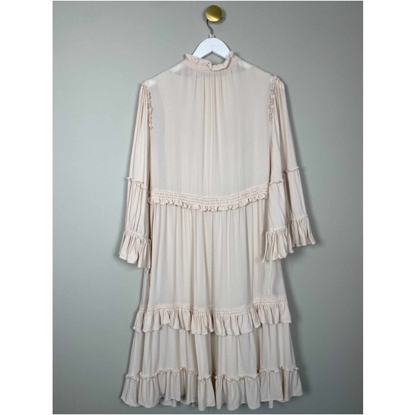 Gustav Str. 38 <br/> Kjole, beige. - Image 3